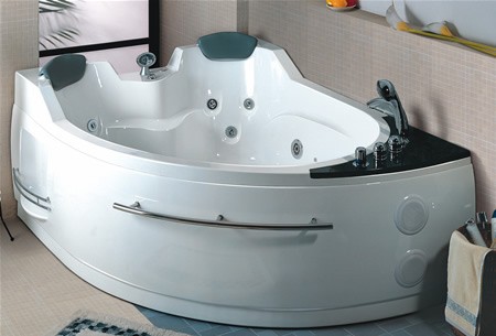 Whirlpool Bath for 2 Persons.  Right Hand. 1695x1330mm. additional image