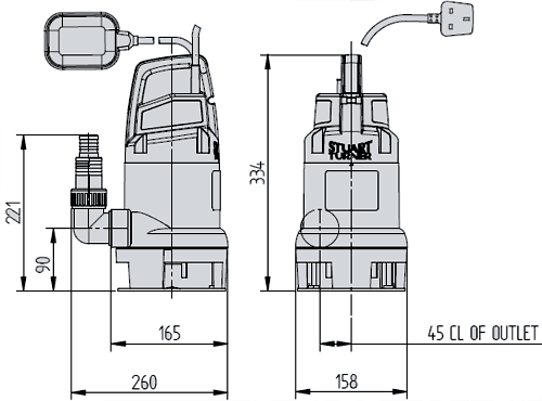 140A Submersible Pump With Float Switch. additional image