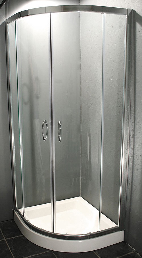 900x900mm Quadrant enclosure with stone resin tray. additional image