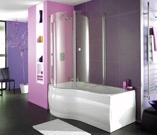 Complete Shower Bath (Left Hand). 1700x700mm. additional image