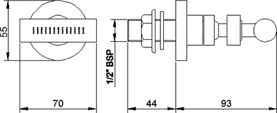 Triple Concealed Thermostatic Shower Valve, Head & Jets. additional image