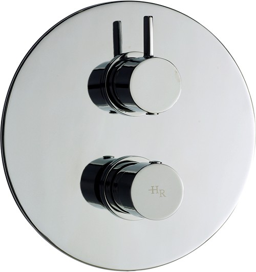 Twin Concealed Thermostatic Shower Valve With Diverter. additional image