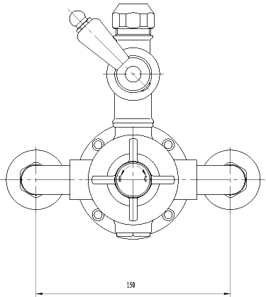 1/2" Twin Thermostatic Shower Valve (Chrome) additional image