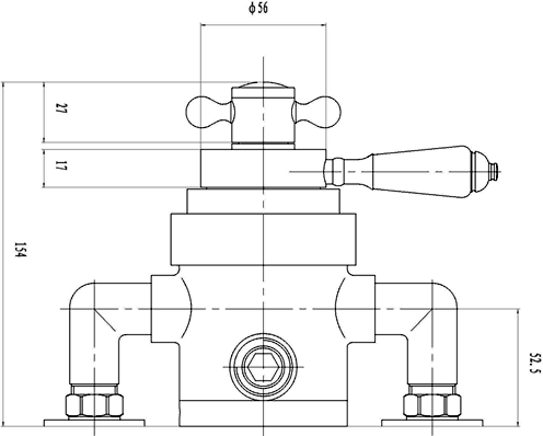 Dual exposed thermostatic shower valve. additional image