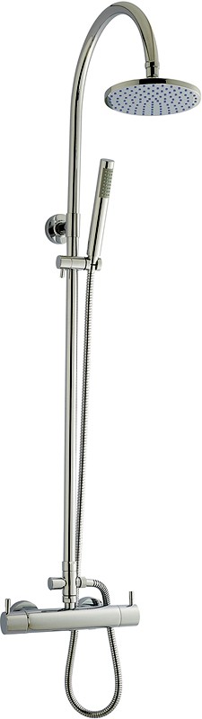 Thermostatic Bar Shower Valve & Eternity Riser Set. additional image