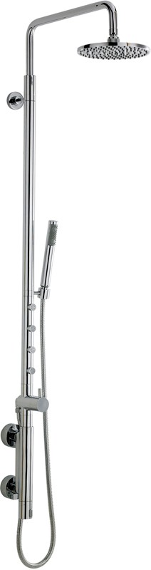 Indulge Vertical Shower Set With 4 Jets. Thermostatic. additional image