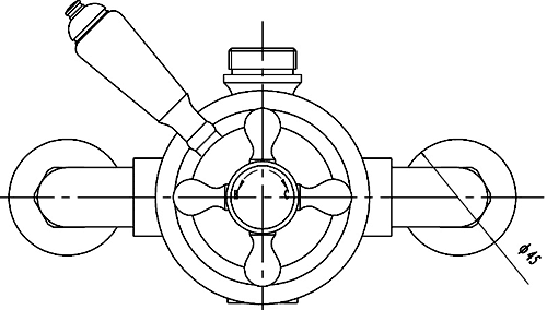 Traditional Dual Exposed Thermostatic Shower Valve. additional image