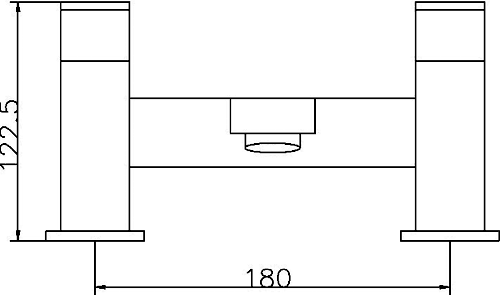 Bath Filler Tap (Chrome). additional image