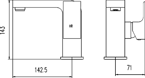 Basin Tap (Chrome). additional image