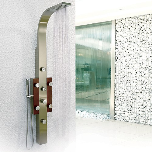 Lustre Thermostatic Shower Panel. additional image