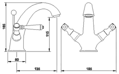 Lever mono basin mixer + free pop up waste. additional image