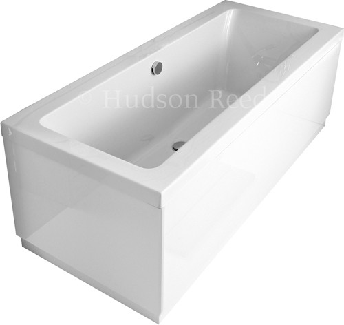 Double Ended Acrylic Bath & White Panels. 1600x700mm additional image