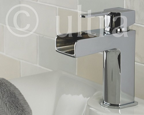 Waterfall Basin Tap (Chrome). additional image