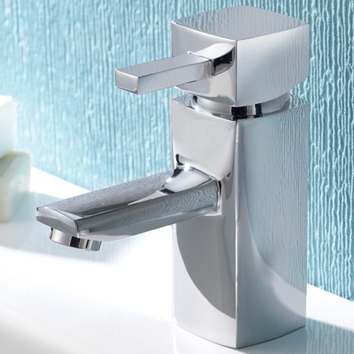 Mono Basin Mixer Tap With Pop Up Waste (Chrome). additional image