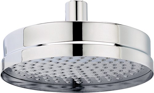 Round Shower Head (Chrome). 200mm. additional image