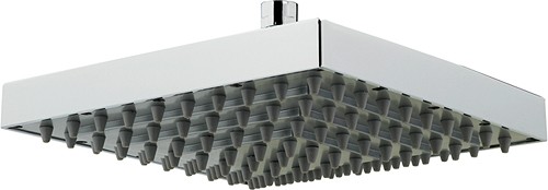 Helix Square Shower Head (Chrome). 250x250mm. additional image