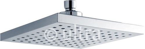 Square Shower Head (Chrome). 200x200mm. additional image