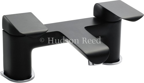 Bath Filler Tap (Black & Chrome). additional image