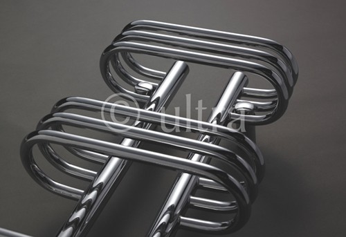 Sway Cloakroom Heated Towel Rail (Chrome). 300x650mm additional image