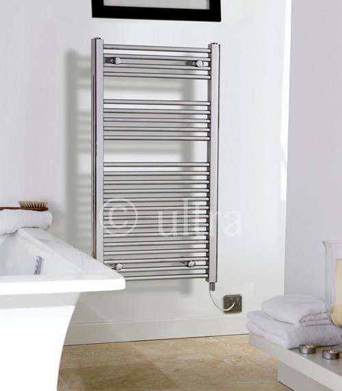 Electric Bathroom Radiator (Chrome). 500x700mm. additional image