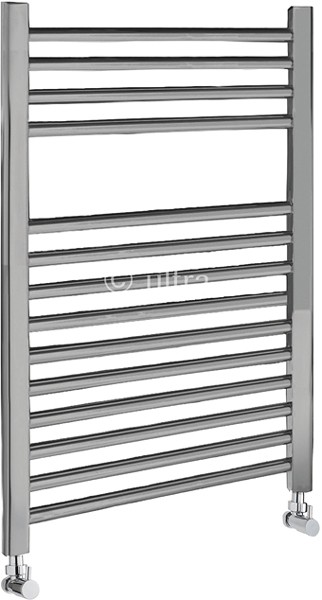 Straight Heated Towel Rail (Chrome). 500x700mm. 717 BTU. additional image