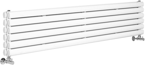 Revive Radiator (White). 1800x354mm. 5964 BTU. additional image