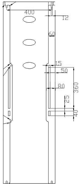 Leith Vertical Radiator. 460x1600mm. 1466 BTU. additional image