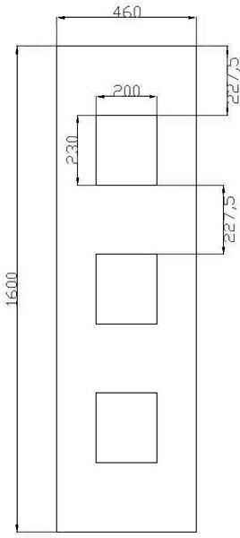 Sabin Radiator 460x1600 (Anthracite). 1112 BTU. additional image