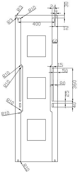 Sabin Radiator 460x1600 (Anthracite). 1112 BTU. additional image