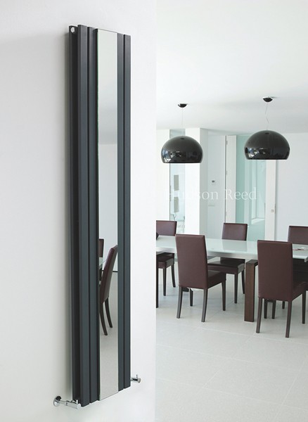 Sloane Mirror Radiator (Anthracite). 381x1500mm. additional image