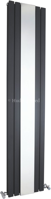 Sloane Mirror Radiator (Anthracite). 381x1800mm. additional image