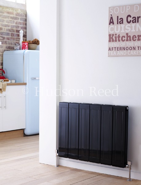 Glee Designer Radiator (Black). 832x600mm. additional image