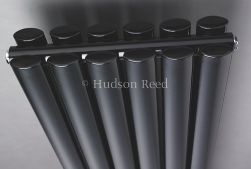 Revive Radiator (Black). 354x1500mm. 4708 BTU. additional image