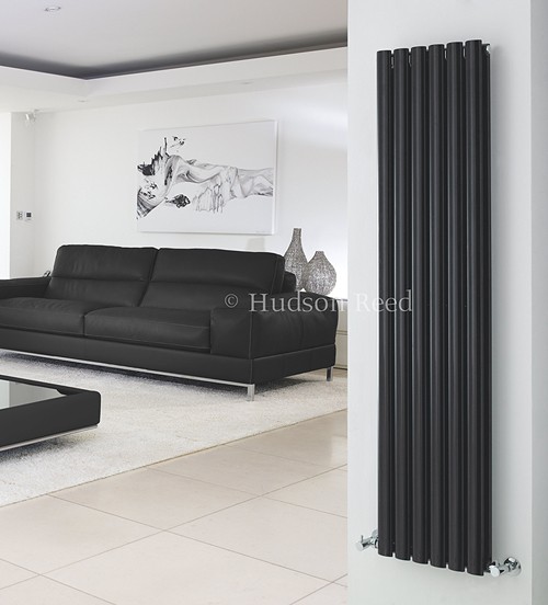 Revive Radiator (Black). 354x1500mm. 4708 BTU. additional image