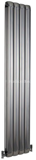 Nirvana Designer Radiator (Silver). 335x1800mm. additional image