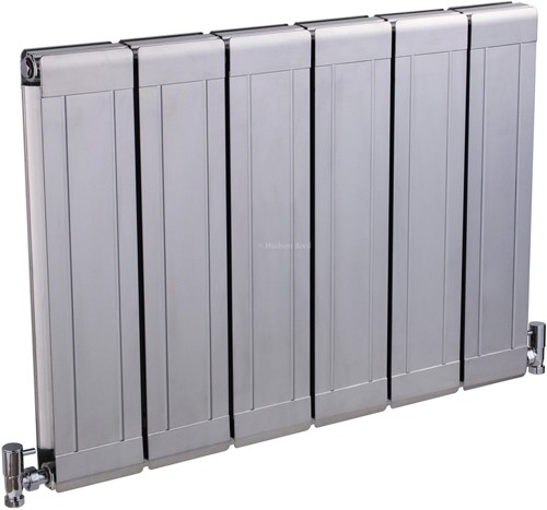 Glee Designer Radiator (Silver). 832x600mm. additional image