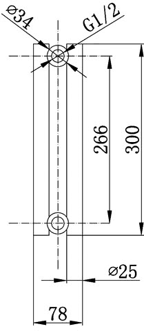 Refresh Radiator (White). 1064x300mm. 6547 BTU. additional image