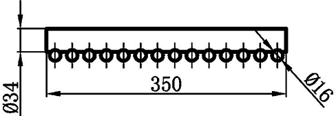 Refresh Radiator (White). 350x1500mm. 2512 BTU. additional image