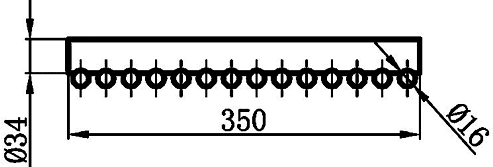 Refresh Radiator (White). 350x1800mm. 3144 BTU. additional image