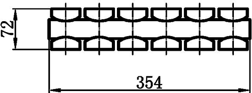 Sloane Radiator (White). 354x1500mm. 5878 BTU. additional image