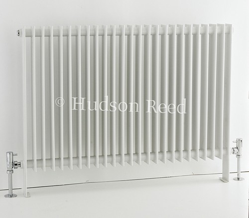 Province Floor Mounted Radiator (White). 880x690. additional image