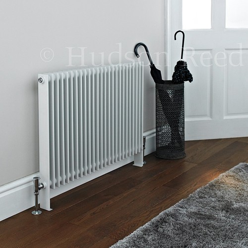 Province Floor Mounted Radiator (White). 880x690. additional image