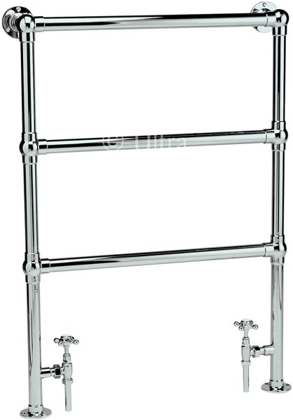 Cambridge Heated Towel Rail (Chrome). 676x966mm. additional image