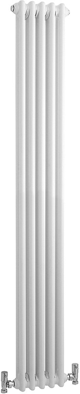 2 Column Vertical Radiator (White). 291x1500mm. additional image