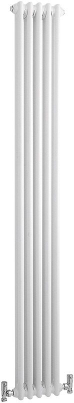 2 Column Vertical Radiator (White). 291x1800mm. additional image