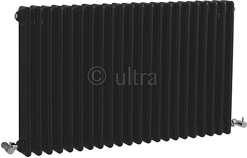 Triple Column Radiator (Black). 1011x600mm. additional image