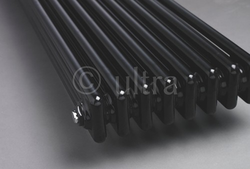 Triple Column Radiator (Black). 381x1800mm. additional image