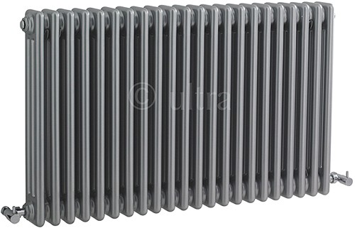 Triple Column Radiator (Silver). 1011x600mm. additional image