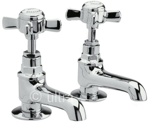Long Nose Basin taps (Pair, Chrome) additional image