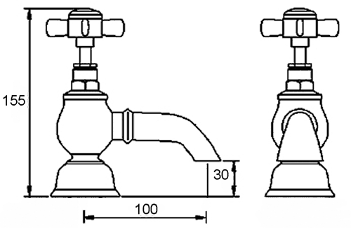 Bath Taps (Chrome) additional image